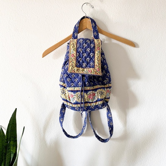 Vera Bradley Handbags - VTG 90’s Vera Bradley Floral Mini Backpack